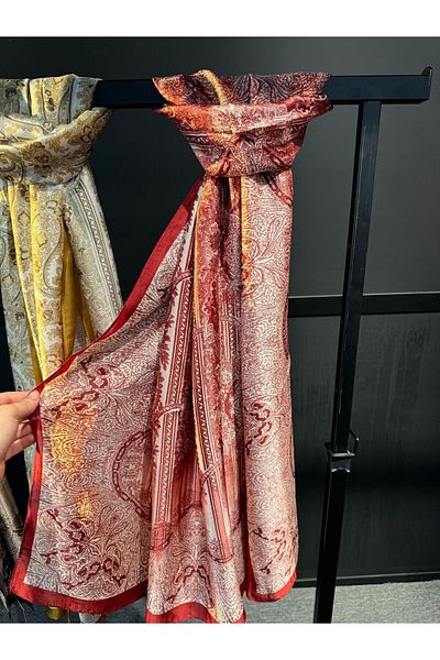 BHRİLTAS Ethnic Patterned Shal