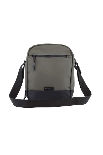 Discovery SHIELD RPET Polyester Tablet Utility Bag Khaki, Compact Travel Bag for Men and Women