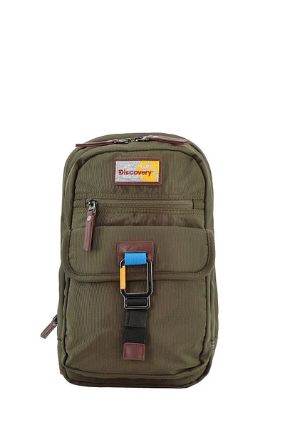 Discovery ICON Sling Bag 8L Khaki, Durable Lightweight Tablet Compartment Casual Shoulder Bag