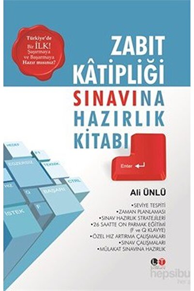 Literatürk Academia Zabıt Kâtipliği Sınavına Hazırlık Kitabı