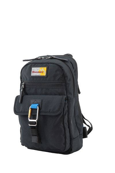 Discovery ICON Sling Bag 8L Black, Durable Lightweight Tablet Compartment Casual Shoulder Bag