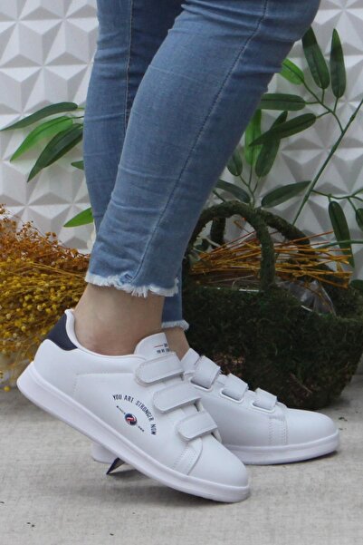 fort Row Milena White Lagan i udobne Patike - sportske patike sa čičak trakom