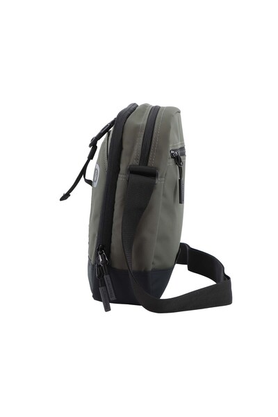 Discovery SHIELD RPET Polyester Tablet Utility Bag Khaki, Compact Travel Bag for Men and Women