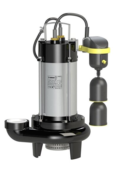 sumak pompa Sumak SDF 18/2Y-A Asansör Flatörlü Az Kirli Su Dalgıç Pompa 220 V...