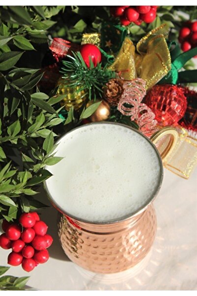 MATARMUTFAK El Dövmesi Nostaljik Bakır Ayran Bardağı