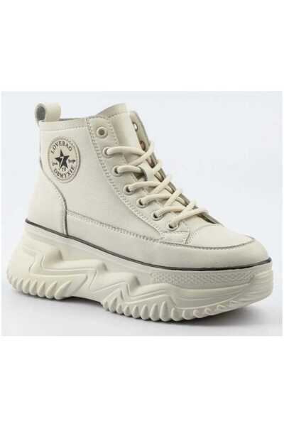 GAMELU Μπεζ Ginza Sneaker - Στυλά παπούτσια