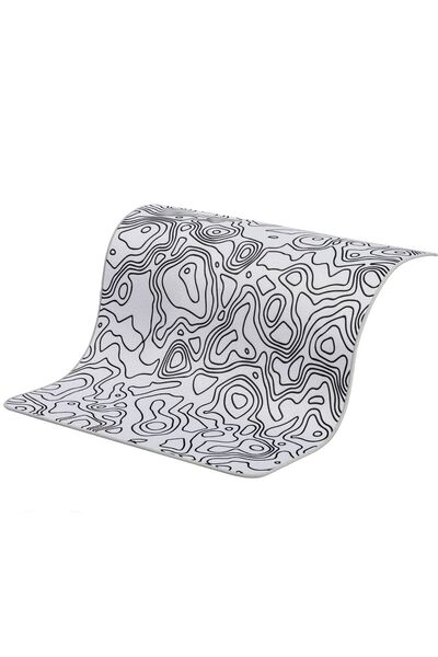 KlasseGear Topography Lines Longteng Huoyun Special Edition 480x400x4 Mm E-sports Gaming Oyuncu Mouse Pad