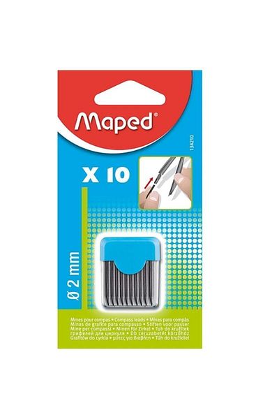 Maped Compass Tip 2mm 10pcs 3154141342103