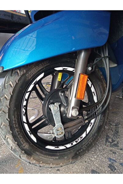 Oracal Tvs Jubiter Beyaz Jant Şerit Sticker Beyaz