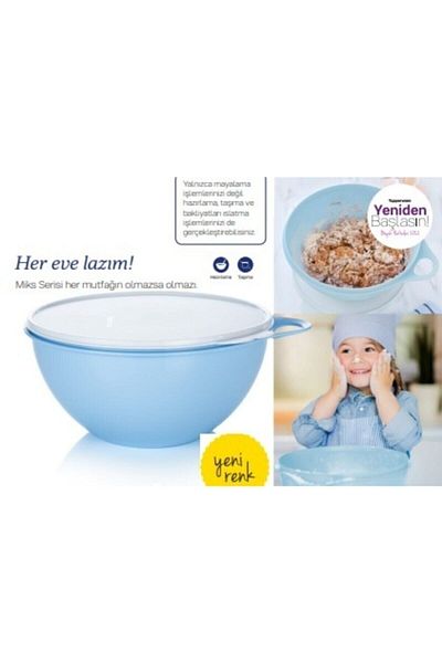 Tupperware Miksim 4.5lt Baby Blue Storage Container