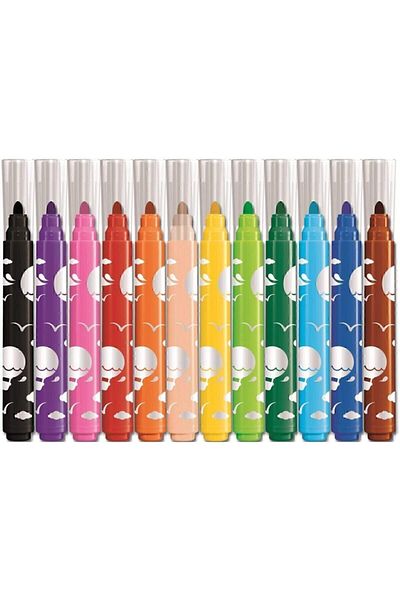 Maped Color Peps Jumbo Felt Tip Pen 12 Colors3154148460206
