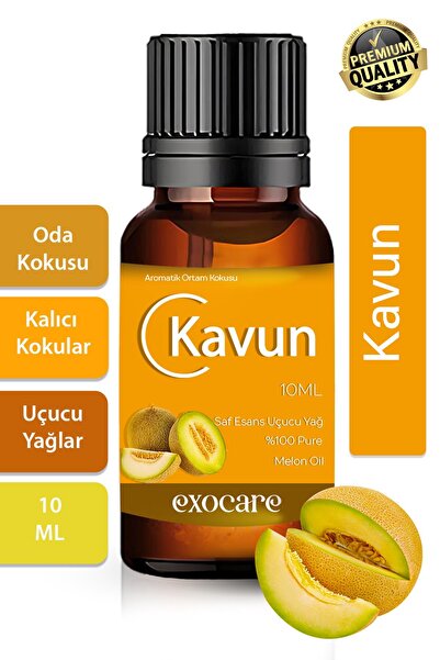 exocare Kavun Esansiyel Uçucu Koku Yağı Buhurdanlık Difüzör Esansı oda parfüm...