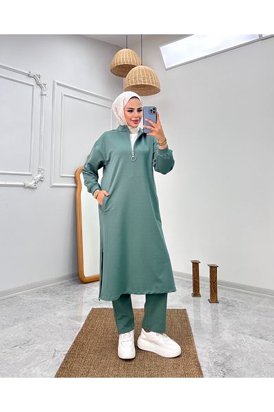 ButikKardelen Σετ φόρμας εποχικής φόρμας Camelya Hijab