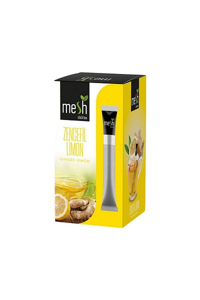 Mesh Stick Lemon Herb Ginger Tea - Pack of 16