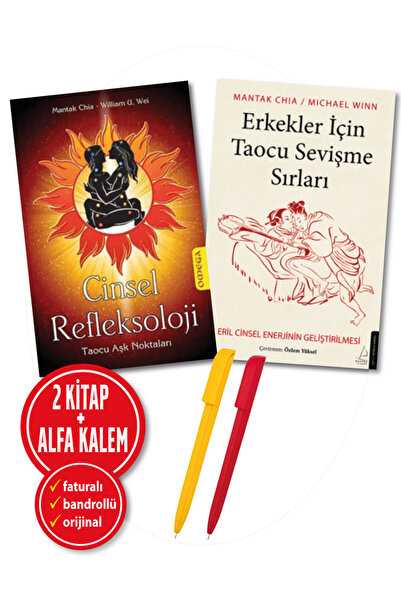 Destek Yayınları Mantak Chia 2 Kitap (Erkekler İçin Taocu Sevişme Sırları+Cin...