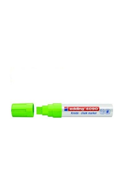 Edding Liquid Chalk Pen for Blackboard and Glass Cut Tip Light Green 15mm.