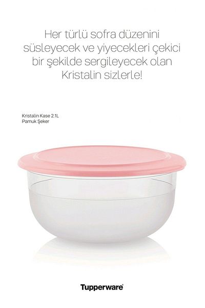 Tupperware Crystal Bowl 2.1lt