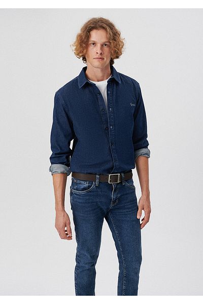 Mavi Roy Mavi Lux Black Night Jean Shirt Slim Fit / Tight Cut 0210496-86410