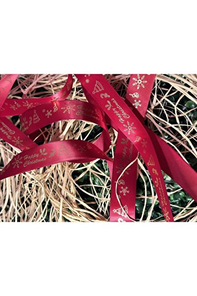 cakaybu Material de decorare cu panglică de Anul Nou (de primă clasă, 2,85 m,...