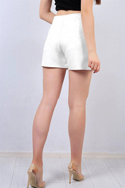 FUWEAR Beyaz Şort Etek Modeli