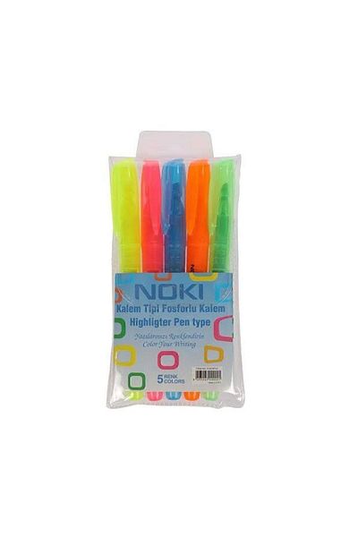 Noki Pen Type Highlighter 5 pcs