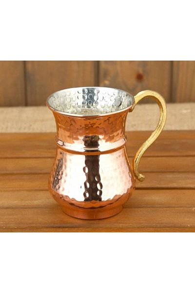 MATARMUTFAK Hand Forged Nostalgic Copper Water & Ayran Glass