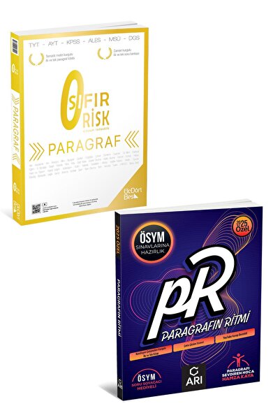 Arı Yayıncılık Paragrafın Ritmi Sıfır Risk Soru Bankası SETİ