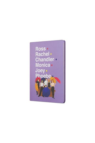 Mabbels Friends Central Perk Lilac Unlined Notebook - 80 Sheets