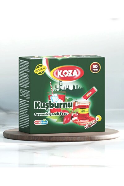Koza Kuşburnu Aromalı Tek Içimlik Içecek Tozu 50'li