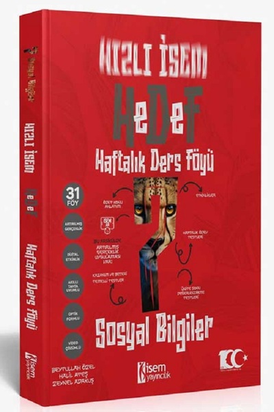 İsem Yayıncılık 7. Sınıf Hızlı İsem Hedef Sosyal Bilgiler Haftalık Ders Föyü