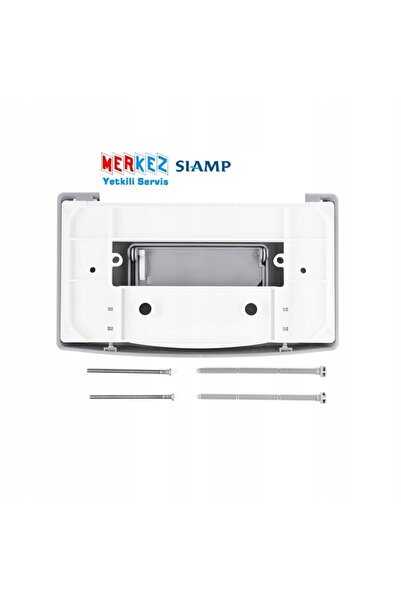 SİAMP Rezervuar Kapağı Siamp Gömme Rezervuar Kumanda Paneli Mat Krom