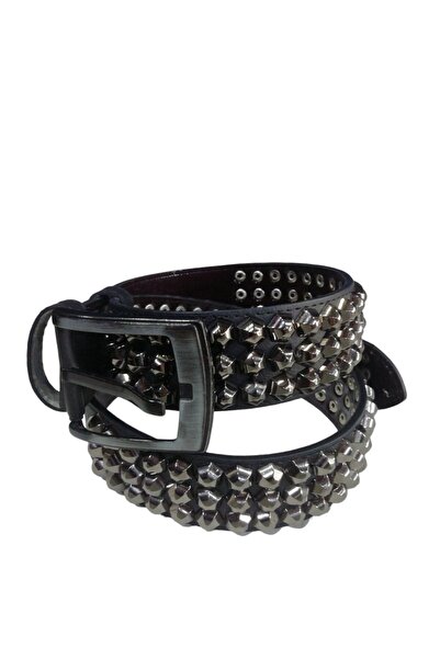 targay حزام مرصع بالأهرامات الخماسية على الطراز القوطي البانك ميتاليكا