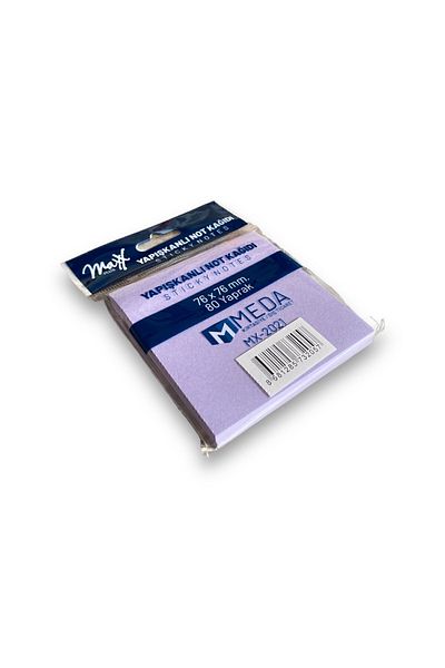 Maxx Mx-2021 Adhesive Note Paper 76 X 76 80 Sheets - Purple