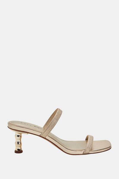 Katy Perry The Leilei Women's Gold Heeled Slippers