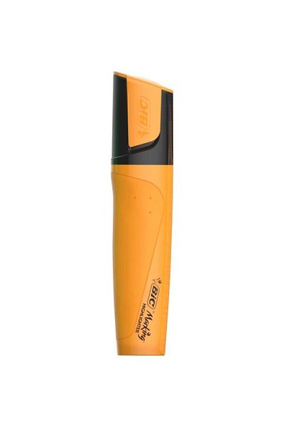 Bic 968585 Highlighter Marking Flat Highlighter 12 Pieces Orange (1 Pack 12 Pieces)