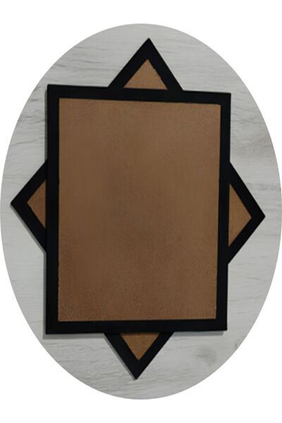 mercan tuval Mercan Siyah Pres Tuval 2 Li Paket 20 Cm X 20 Cm