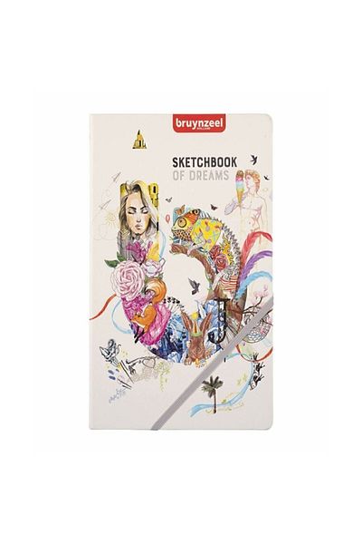 Bigpoint Bruynzeel Creatives A4 140 gr 80 Pages White Sketch Notebook 60399004