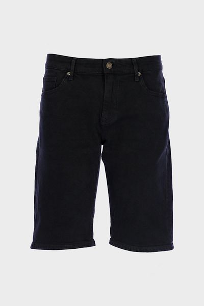 CROSS JEANS Leon Black Regular Fit Jean Shorts - a 565-160