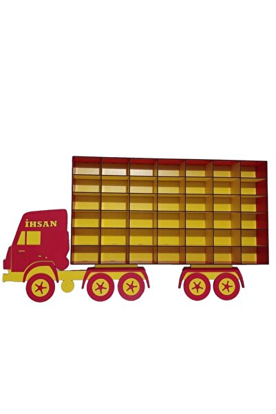 ERSOY HOME 42 Araçlık Ahşap Tır Duvar Araba Rafı