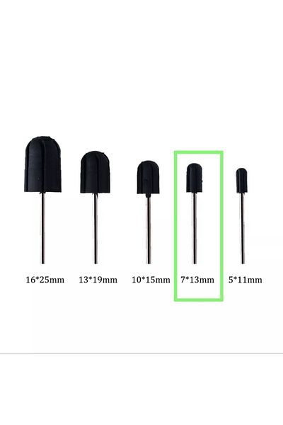 Beauty Box 1 Piece 7*13mm Mandrel Rasp Machine Rasp Tip Nail Care Foot Sanding Rasp Heads Excluding Medical