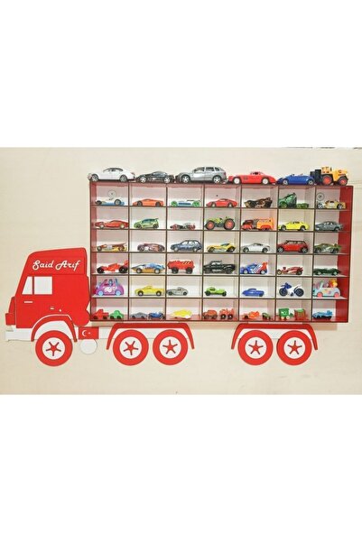 ERSOY HOME 42 Araçlık Ahşap Tır Duvar Araba Rafı