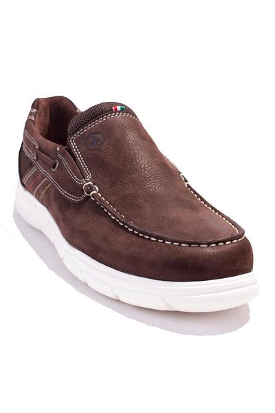 Hammer Jack 10224105 Мъжки ортопедични ежедневни кожени обувки Snap Brown