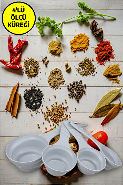 Open Home Concept Set of 4 Flour, Sugar, Food, Pulses and Detergent Etc. - Measuring Shovel