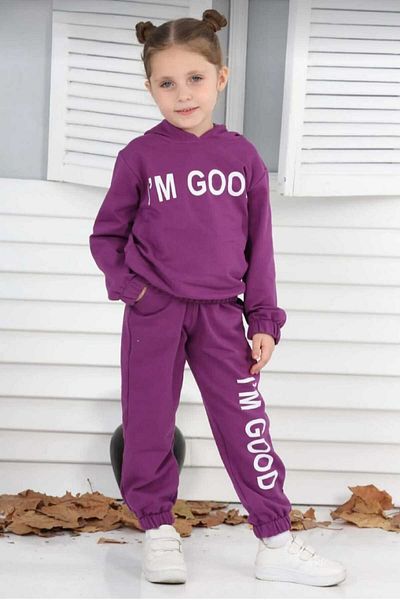Sellfie Kids I'm Good Printed Tracksuit Set