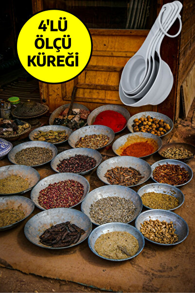 Open Home Concept Set of 4 Flour, Sugar, Food, Pulses and Detergent Etc. - Measuring Shovel