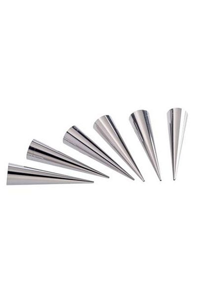 Nar kalıp 12 cm 20 Pieces Corne Mold Torpil Funnel Dessert Mold