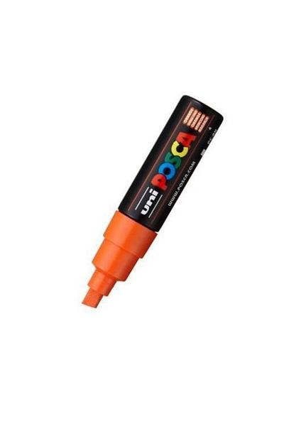 UNİ-BALL Posca 8.0 Uni-ball Water Based Painting Marker - F.a.orange