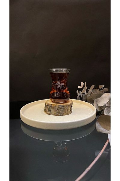 Paşabahçe Tea Cup Butterfly Decor