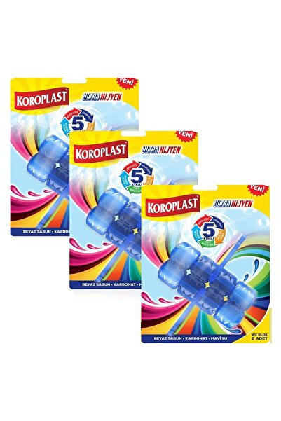 Koroplast Wc Blok 5 Etkili 2 X 50 Gr x 3 Paket