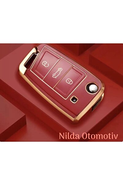 XUKEY فولكس فاجن بولو جولف تي روك تي كروس باسات تيجوان - حافظة مفاتيح مع مفتا...